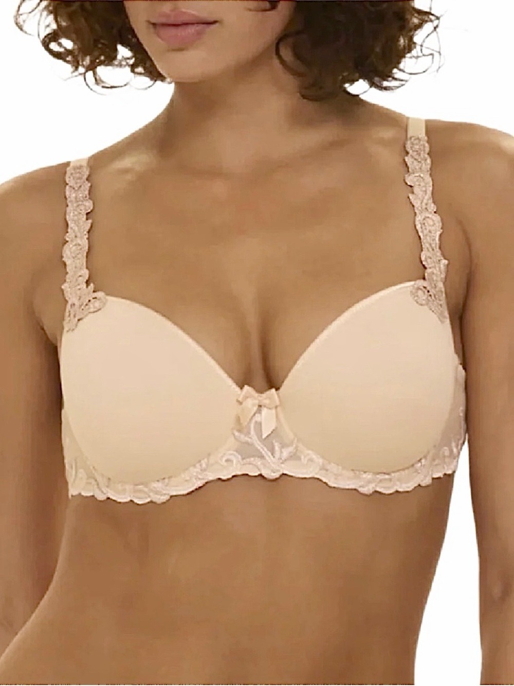 Simone Perele Paris Andora beige 3D demi cup underwire bra